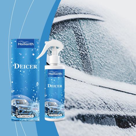Schneeschmelz- und Enteisungsspray für Auto-Rückspiegel - 100 ml (schnell wirkend, tragbar) -- DTEKGAZ (1/5)