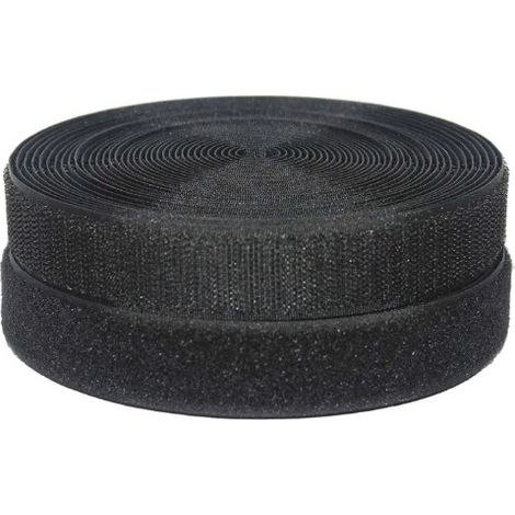 NASTRO A STRAPPO ADESIVO COL.NERO MIS.3M+3M CON SPESSORE 50MM