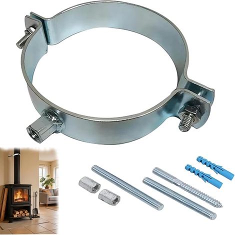 Stove Pipe Holder Mounting Clamp with Plug (1/5)