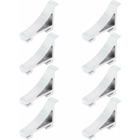8 clips para estantes de refrigerador, soporte para refrigerador, congelador y enfriador. (1/5)