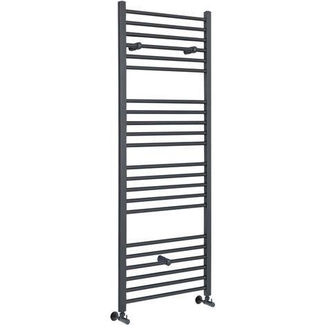 Hudson Reed Artle - Sèche-Serviettes Design Moderne Anthracite - Plat 160 cm x 50 cm