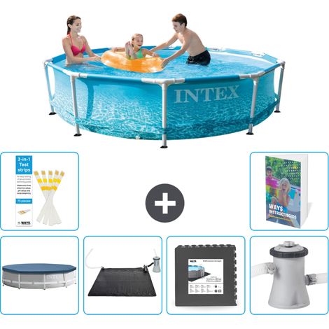 Frame Pool Rund - 305x76 cm - 7-teilig S21