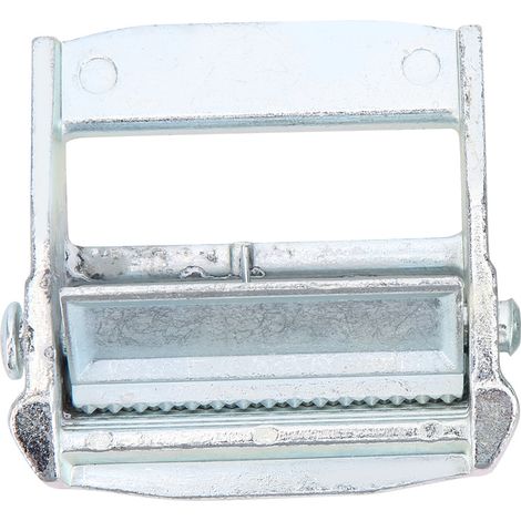 Boucle en alliage de zinc pour sangle de chargement lourde, tendeur à cliquet fixe 50mm (zinc blanc) (1/5)