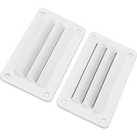 Grille de Ventilation pour Camping-car 2 Bouches D'aération pour Camping-car Sortie de Ventilation pour Salle de Bain et Bureau Grille pour Bateau Yacht (1/5)