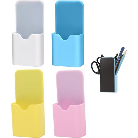 Vassoio magnetico per penne, set da 4 pezzi Portapenne magnetici Vassoio magnetico Portapenne per lavagne bianche Porta accessori per lavagne bianche Portapenne (1/5)