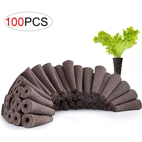 Culture hors-sol, plantation de charbon de bois, biochar, culture de fleurs de coton, plantation de substitut de coton, terreau nutritif rond, 100PS