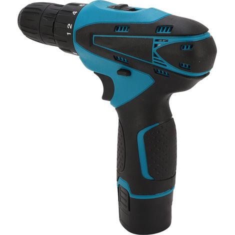 Perceuse-visseuse sans fil Makita 12V Li-ion, tournevis électrique, outil à percussion, outil électrique polyvalent, alimentation 110-240V standard US (avec batterie adaptée). (1/5)