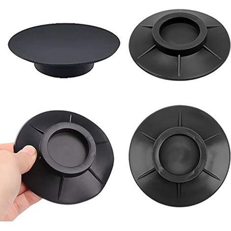 Tapis anti-vibrations antidérapant en silicone avec 4 pieds en caoutchouc, amortisseur de vibrations, pour lave-linge et sèche-linge (1/4)