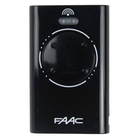 Télécommande FAAC XT4 868 SLH noire (1/4)