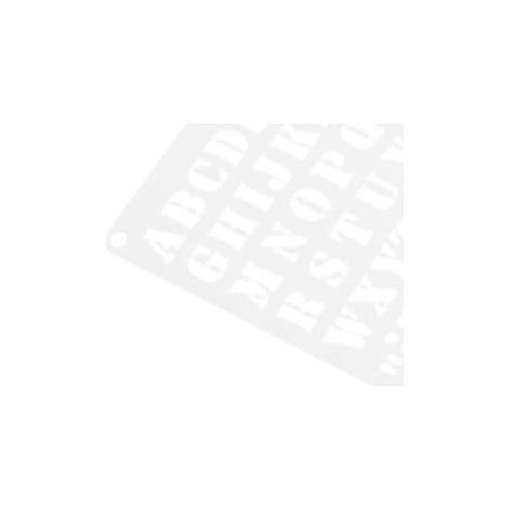 12 Pièces Pochoirs Réutilisables Lettres Chiffres pour Peinture sur (1/5)
