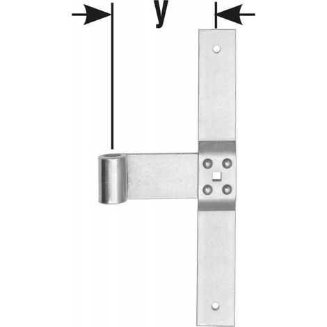 Pernio postigo D16 x300mm cromado brillante (1/2)