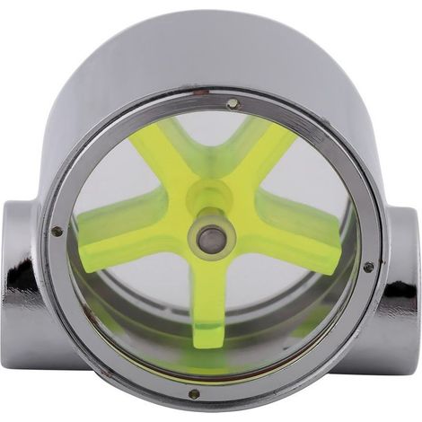 Capteur de Débit de Refroidissement G1/4 pour Ordinateur, Indicateur de Débit d'Eau en Métal G1/4 filetage 2 possibilités Métal refroidissement à eau alliage de tungstène (1/5)