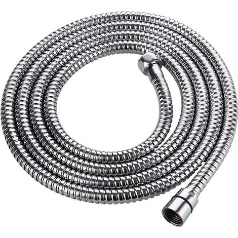 Tuyau de Douche 2m Inox Flexible Anti-Torsion,Raccord Universel G 1/2 pour Salle de Bains (1/5)