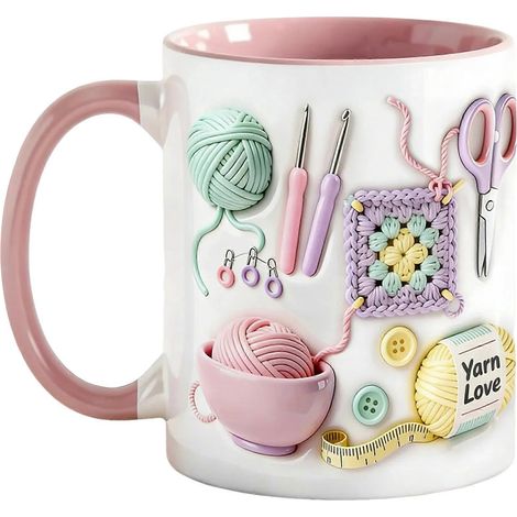 Tasses tricotées, mugs à café, mugs pour le bureau et la maison – incroyablement créatifs (1/3)
