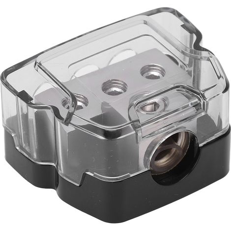 Bloc de Distribution d'Alimentation 3 Voies - Diviseur Audio Automobile, Entrée 0 AWG et Sorties 4 AWG (1/5)