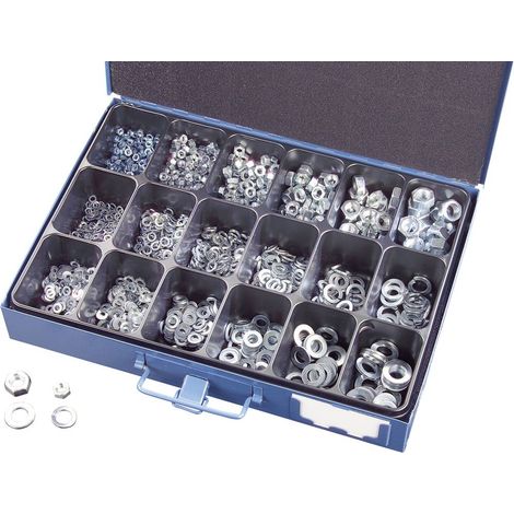 Locknut no-name locknut set zincato 1800 pezzi (1/2)