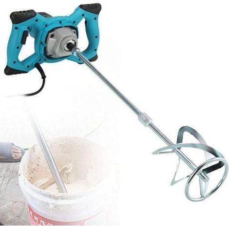 TRAPANO MISCELATORE MESCOLATORE CON FRUSTA PER COLLA E MALTA 1200W 80486