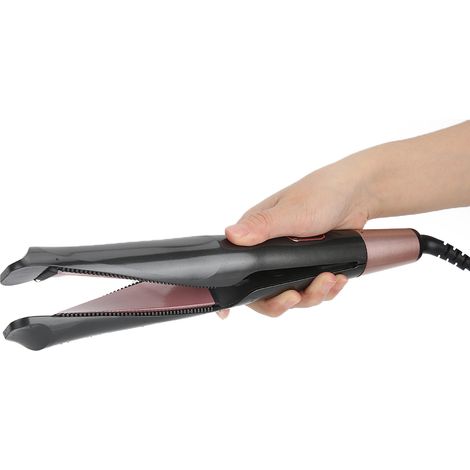 Lisseur et boucleur 2 en 1, température réglable, appareil de coiffure, prise américaine 110-240 V (1/5)