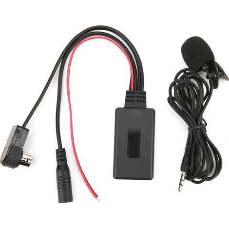 Adattatore per cavo AUX Bluetooth 5.0 con microfono vivavoce. Compatibile con Alpine CDA-9857, CDA-9886 e CDA-117. (1/5)