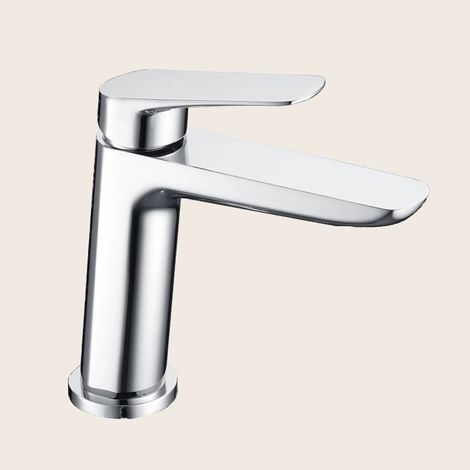 Exagonshop Miscelatore lavabo Totem in ottone cromo (1/3)