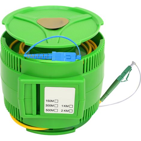 OTDR-Startkabelbox, SCUPC- und LCAPC-Stecker, Singlemode-Glasfaser-Testverlängerungskabel 500 m (1/5)