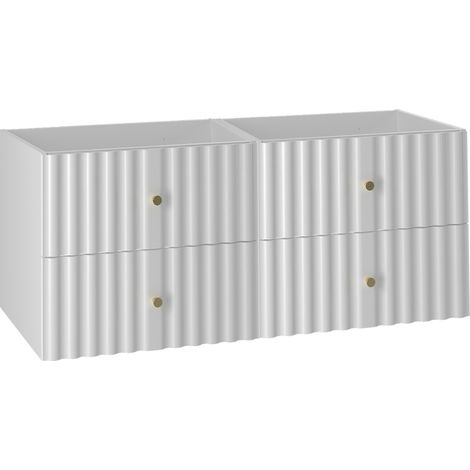 Mobile bagno senza lavabo Izae bianco 120cm (1/5)