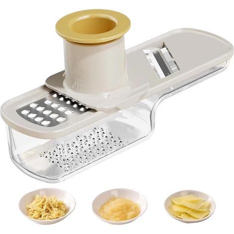 Macina aglio, utensili da cucina, spremiaglio e tritaaglio, per zenzero, cipolle, alimenti, carote, mandorle, per cucina e ristorante (1/5)