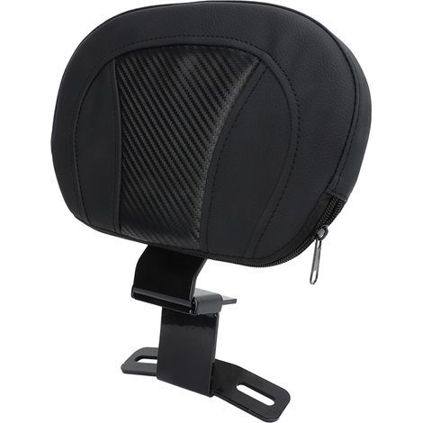 Komfortable und robuste Soziussitzlehne für Motorräder, die guten Halt und optimale Balance bietet. Abnehmbar und universell für Motorräder geeignet, schwarz.