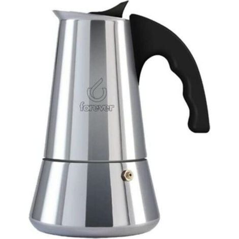 Forever Espressokocher Miss Conny Induktion 4 Tassen Edelstahl