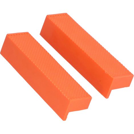 Lot de 2 vis magnétiques à rainures en V multiples en ABS avec protections de mâchoires (4,5 pouces)