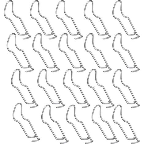Lot de 40 pinces en argile pour tuteurs de plantes - Pour la construction de treillis - Plantes d'intérieur - Tomates - Cages à plantes - Connecteur pour légumes (1/5)