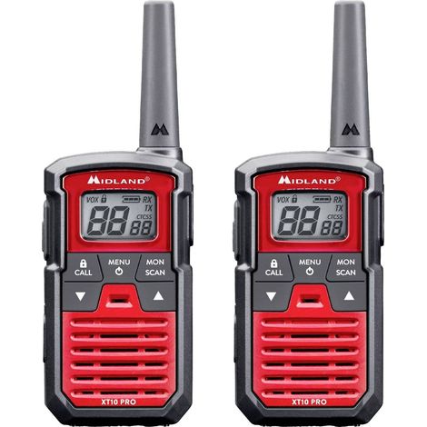 Midland XT10 Pro Paar Rot C1459 Emetteur-récepteur PMR jeu de 2 R684102 (1/5)