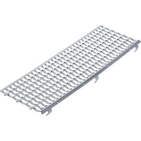 INEFA Grillage stop-feuilles Ø100-160mm, 100cm 1 pièce, Protection de gouttières contre les feuilles mortes: Gris