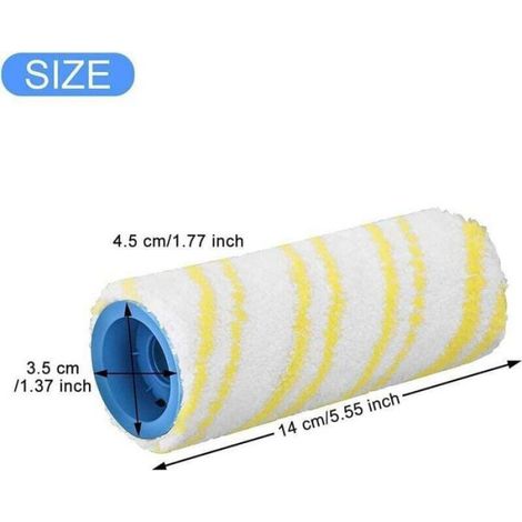 Rouleaux de Rechange pour Kärcher FC7 FC3 FC5 FC3D, Accessoire 2.055-006.0 - Lot de 4 (1/4)