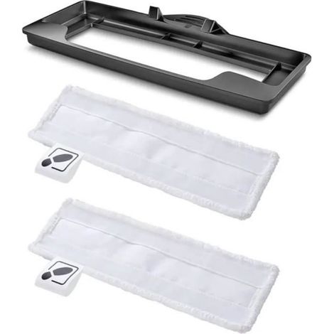 2PCS Bonnettes Microfibre pour Kärcher EasyFix, Cadre de Lavage de Tapis Moquette pour Karcher EasyFix SC2 SC3 SC4 SC5 2.863-269.0 (1/4)