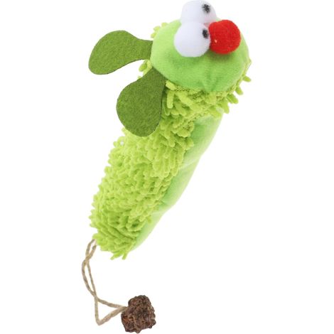 Kicker de chat en peluche interactif avec chatin Crinkly Caterpillar Stuffed Animal, polyvalent et pratique (1/5)