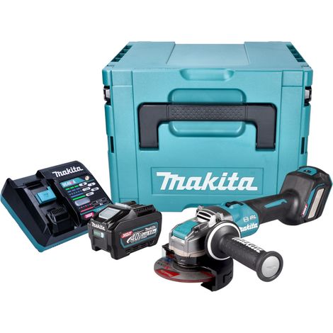 Makita GA 041 GT101 Smerigliatrice angolare a batteria 40 V max. 125 mm X-LOCK Brushless + 1x batteria ricaricabile 5,0 Ah + caricabatterie + Makpac (1/5)