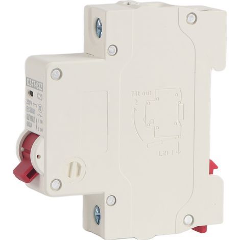 DZ47-63Z-1P 20A Disjoncteur Miniature à Protection Différentielle Interrupteur de Courant Continu (1/5)