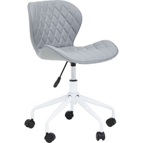 Premier Housewares Brent Grey And White Home Office Chair (1/5)