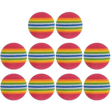 10 boules arc-en-ciel en EVA (1/3)