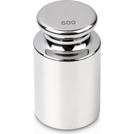 Kern Prüfgewicht 326-09K+C kalibriert, F1, Nennwert 500 g, Eco-Form, Edelstahl poliert