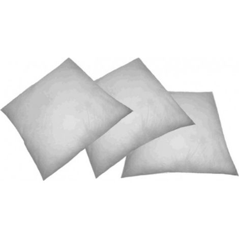 Morbiflex Cuscino Decorativo in Cotone Bianco 40x40 cm Sottovuoto