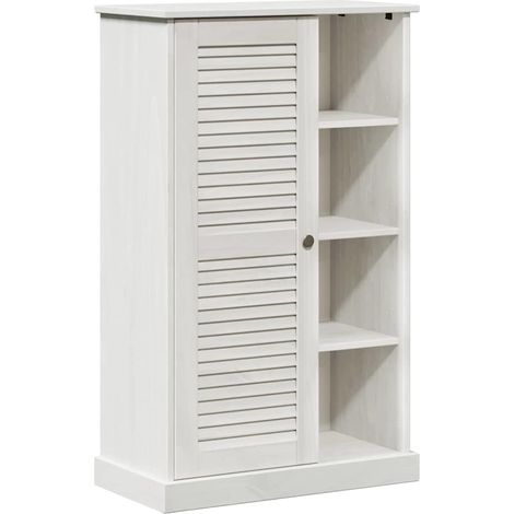 Maison Exclusive - Mobile da Bagno VIGO Bianco e Bianco Antico 68 x 34 x 110 cm