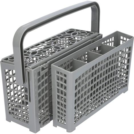 1 Panier À Couverts 2 En 1, Divisible, 7 Compartiments, Plastique Résistant, Pour Lave-vaisselle Bosch Siemens (1/5)