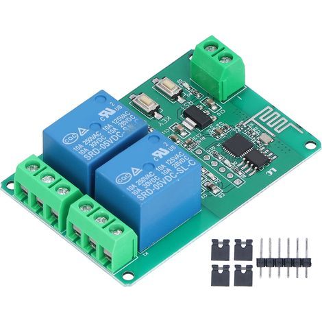 Module de relais WiFi, carte sans fil, télécommande, accessoire de commande, DC 5V 10A, canal ESP82662 (1/4)