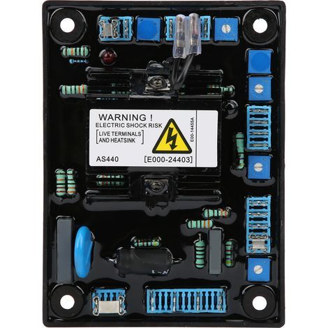 Automatisches Spannungsreglerpanel für Generator, bürstenloses Erregungs-AVR-Modul, AS440-Stabilisator (1/5)