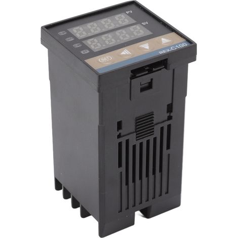Thermostat de régulation de température en plastique, 0 à 400 °C, avec relais thermocouple K, 100-240 V (1/5)