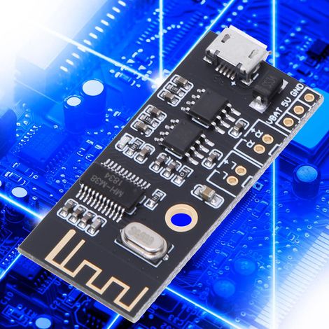 Module sans fil MH MX8 pour kit de décodeur de carte récepteur audio Bluetooth sans perte M18 M28 M38 (M38 avec amplificateur 5W) (1/5)