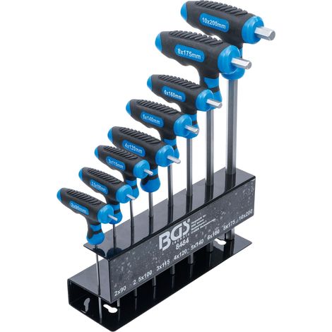 BGS T-Griff-Schlüssel-Satz Innensechskant 2 - 10 mm 8 teilig (1/5)