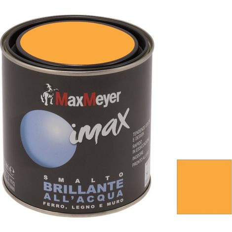 MAX MEYER - IMAX SMALTO ACQUA BRILLANTE 500ML GIALLO ARANCIO